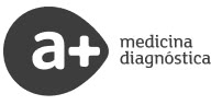Logo do laboratório a+ Medicina Diagnóstica